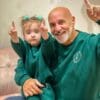 MINI ‘HEALTH & HAPPINESS’ FORREST GREEN JOGGERS SET - Image 10