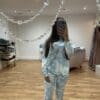 Pro-Fashion Boutique - BLUE TIE DYE PYJAMAS TROUSER SET