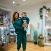 MINI ‘HEALTH & HAPPINESS’ FORREST GREEN JOGGERS SET - Image 9