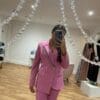 Pro-Fashion Boutique - PINK GEM DETAIL BLAZER