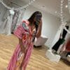 PINK PATTERNED MAXI DRESS - Image 3