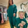 MINI ‘HEALTH & HAPPINESS’ FORREST GREEN JOGGERS SET - Image 5