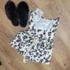 LEOPARD PRINT PYJAMAS SHORTS SET - Image 2