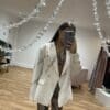 STONE BLAZER WITH BUTTON DETAIL - Image 2