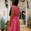 PINK TIE SHOULDER MAXI DRESS - Image 3